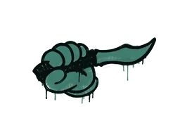 Sealed Graffiti | Backstab (Frog Green)