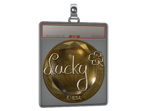 Sticker Slab | Lucky (Gold) | Katowice 2019