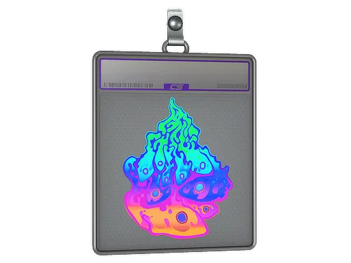 Sticker Slab | Liquid Fire (Holo)