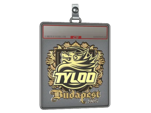 Sticker Slab | TYLOO (Gold) | Budapest 2025