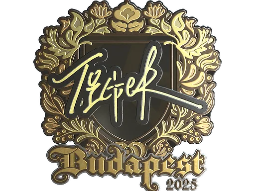 Sticker | Tiger (Gold) | Budapest 2025
