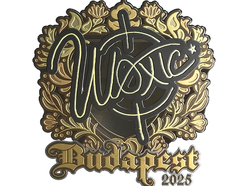Sticker | woxic (Gold) | Budapest 2025