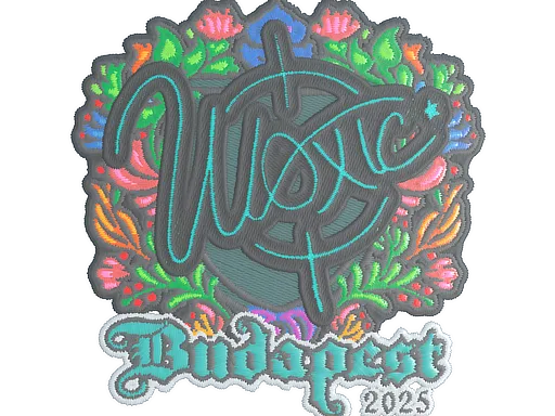 Sticker | woxic (Embroidered) | Budapest 2025