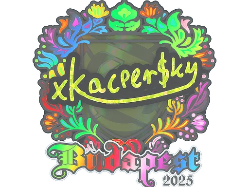 Sticker | xKacpersky (Holo) | Budapest 2025