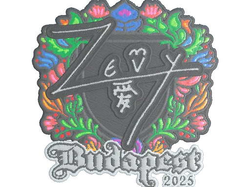 Sticker | zevy (Embroidered) | Budapest 2025