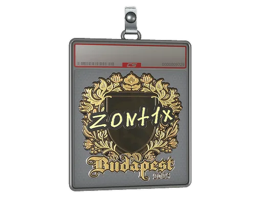 Sticker Slab | zont1x (Gold) | Budapest 2025