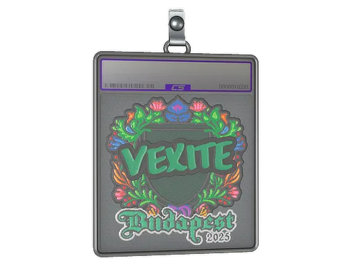 Sticker Slab | vexite (Embroidered) | Budapest 2025