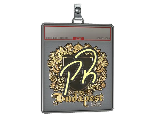 Sticker Slab | PR (Gold) | Budapest 2025