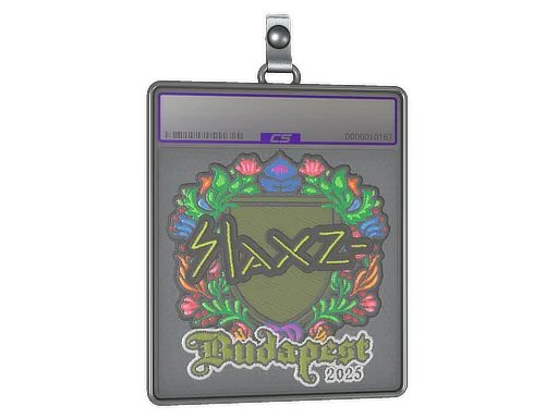 Sticker Slab | slaxz- (Embroidered) | Budapest 2025