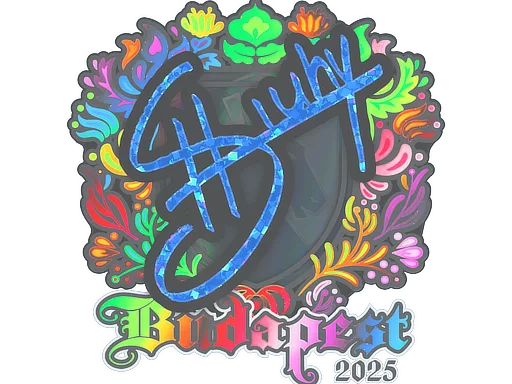 Sticker | siuhy (Holo) | Budapest 2025