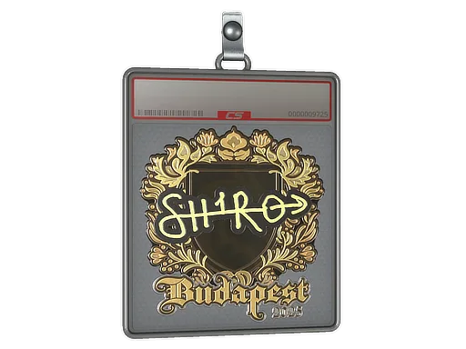 Sticker Slab | sh1ro (Gold) | Budapest 2025