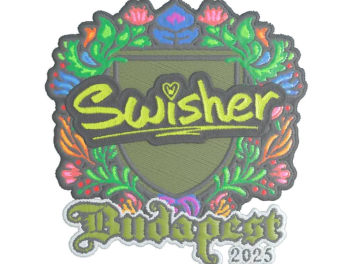 Sticker | Swisher (Embroidered) | Budapest 2025