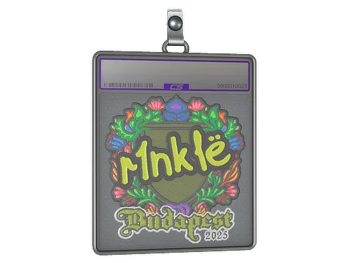 Sticker Slab | r1nkle (Embroidered) | Budapest 2025