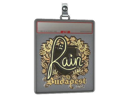 Sticker Slab | rain (Gold) | Budapest 2025