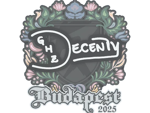 Sticker | decenty | Budapest 2025