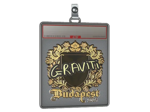 Sticker Slab | Graviti (Gold) | Budapest 2025