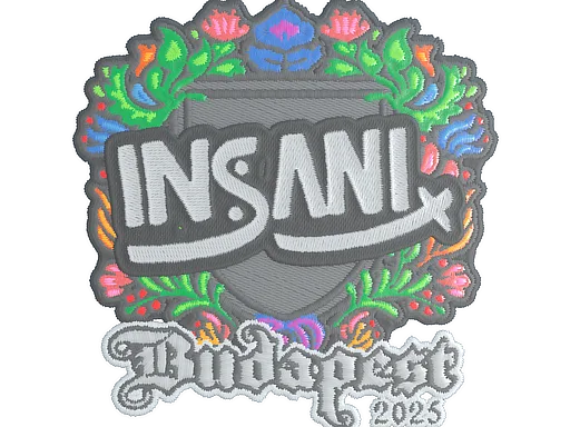 Sticker | insani (Embroidered) | Budapest 2025