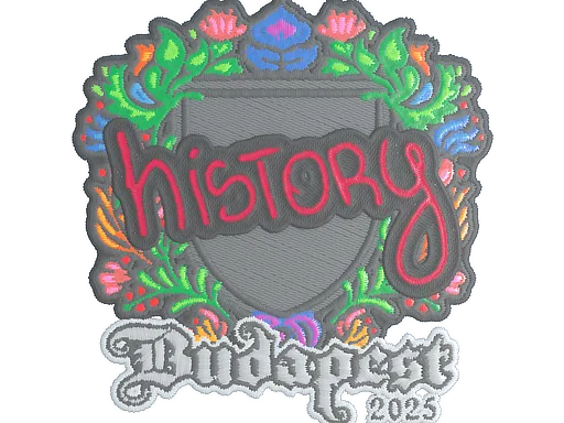 Sticker | History (Embroidered) | Budapest 2025