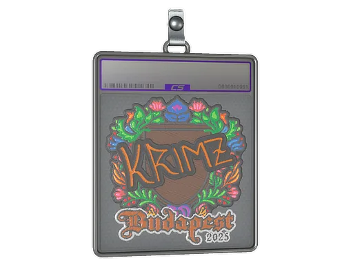 Sticker Slab | KRIMZ (Embroidered) | Budapest 2025
