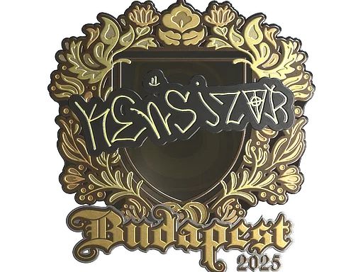 Sticker | kensizor (Gold) | Budapest 2025