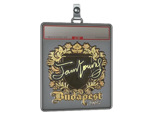 Sticker Slab | JamYoung (Gold) | Budapest 2025