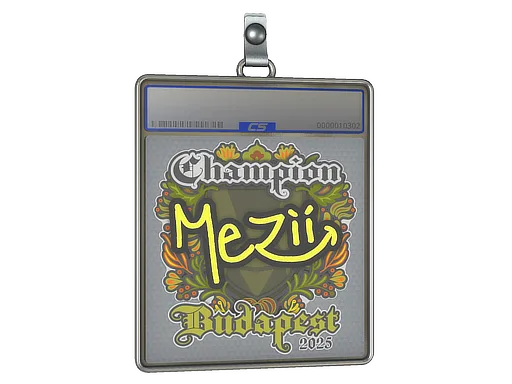 Sticker Slab | mezii (Champion) | Budapest 2025