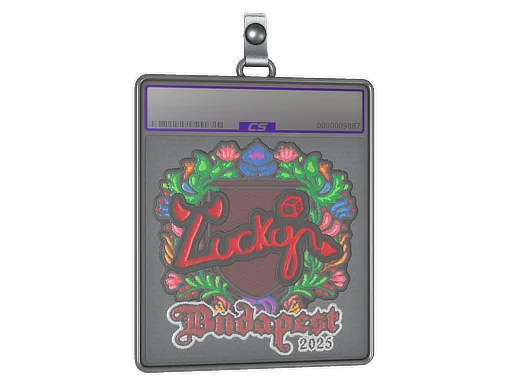 Sticker Slab | Lucky (Embroidered) | Budapest 2025