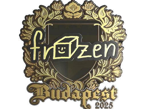 Sticker | frozen (Gold) | Budapest 2025
