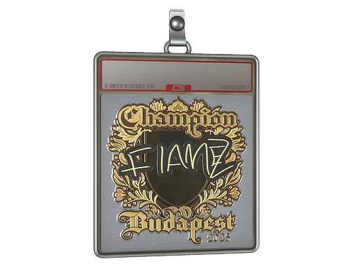 Sticker Slab | FlameZ (Gold, Champion) | Budapest 2025
