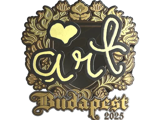 Sticker | arT (Gold) | Budapest 2025