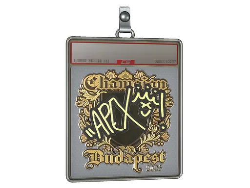 Sticker Slab | apEX (Gold, Champion) | Budapest 2025