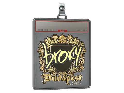 Sticker Slab | broky (Gold) | Budapest 2025