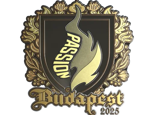 Sticker | Passion UA (Gold) | Budapest 2025