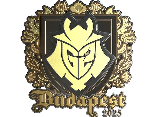 Sticker | G2 esports (Gold) | Budapest 2025