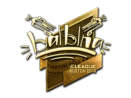 Sticker | balblna (Gold) | Boston 2018