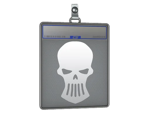 Sticker Slab | Silver Skulls