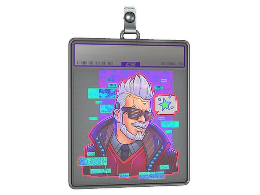 Sticker Slab | Cyber Romanov (Holo)