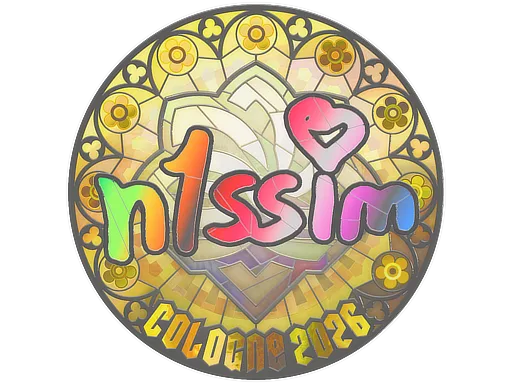 Sticker | n1ssim (Holo) | Cologne 2026