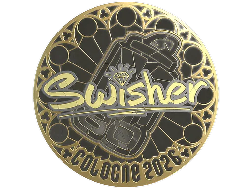 Sticker | Swisher (Gold) | Cologne 2026