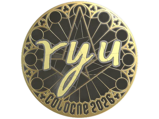 Sticker | ryu (Gold) | Cologne 2026