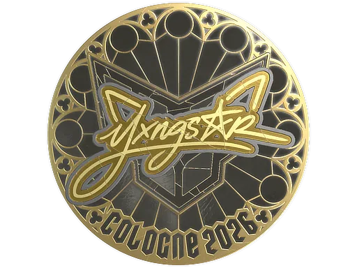 Sticker | yxngstxr (Gold) | Cologne 2026