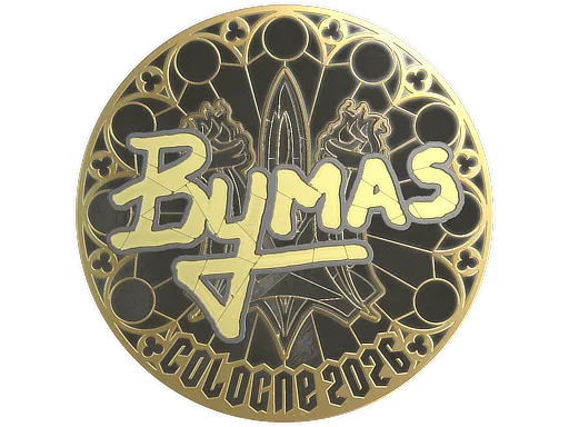 Sticker | Bymas (Gold) | Cologne 2026