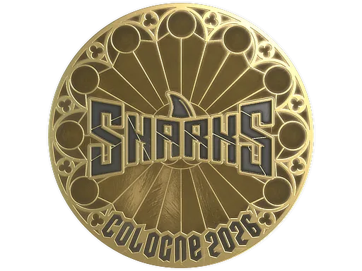 Sticker | Sharks Esports (Gold) | Cologne 2026