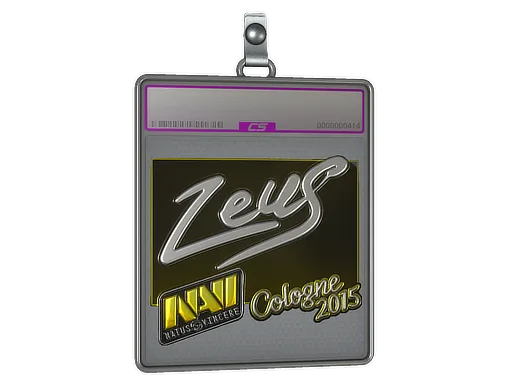 Sticker Slab | Zeus (Foil) | Cologne 2015