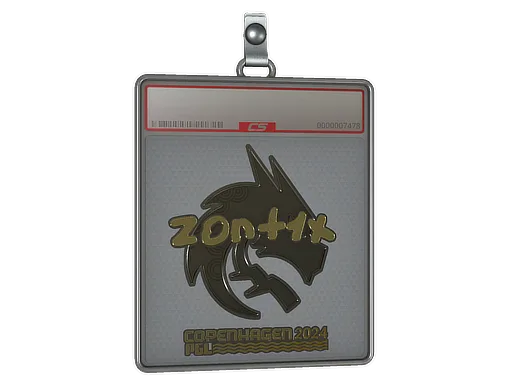 Sticker Slab | zont1x (Gold) | Copenhagen 2024