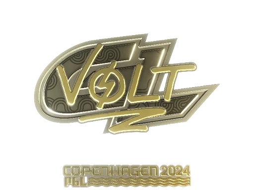 Sticker | volt (Gold) | Copenhagen 2024