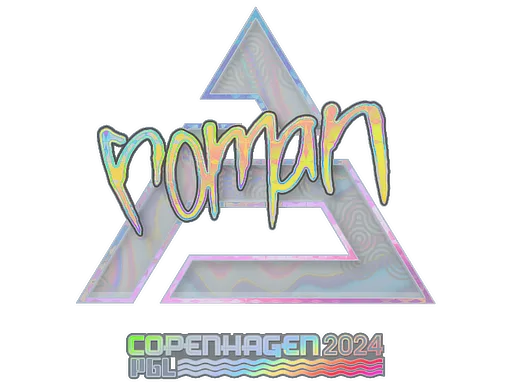 Sticker | roman (Holo) | Copenhagen 2024