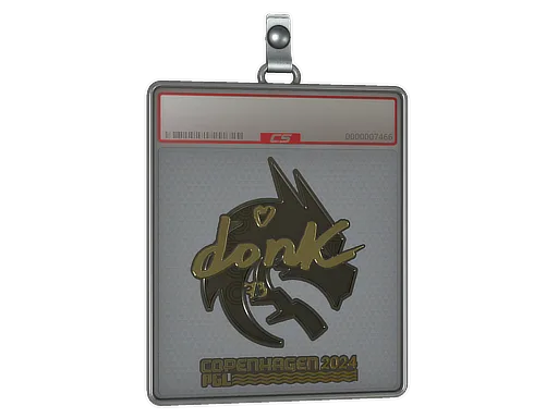 Sticker Slab | donk (Gold) | Copenhagen 2024