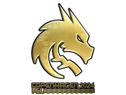 Sticker | Team Spirit (Gold) | Copenhagen 2024