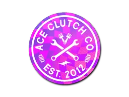 Sticker | Ace Clutch Co. (Holo)